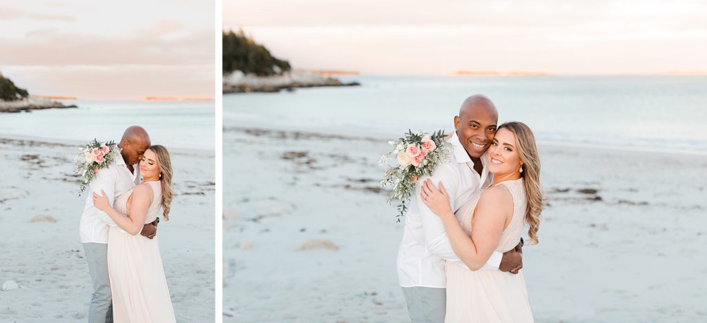 Spring Beach Engagement Photos at Crystal Crescent