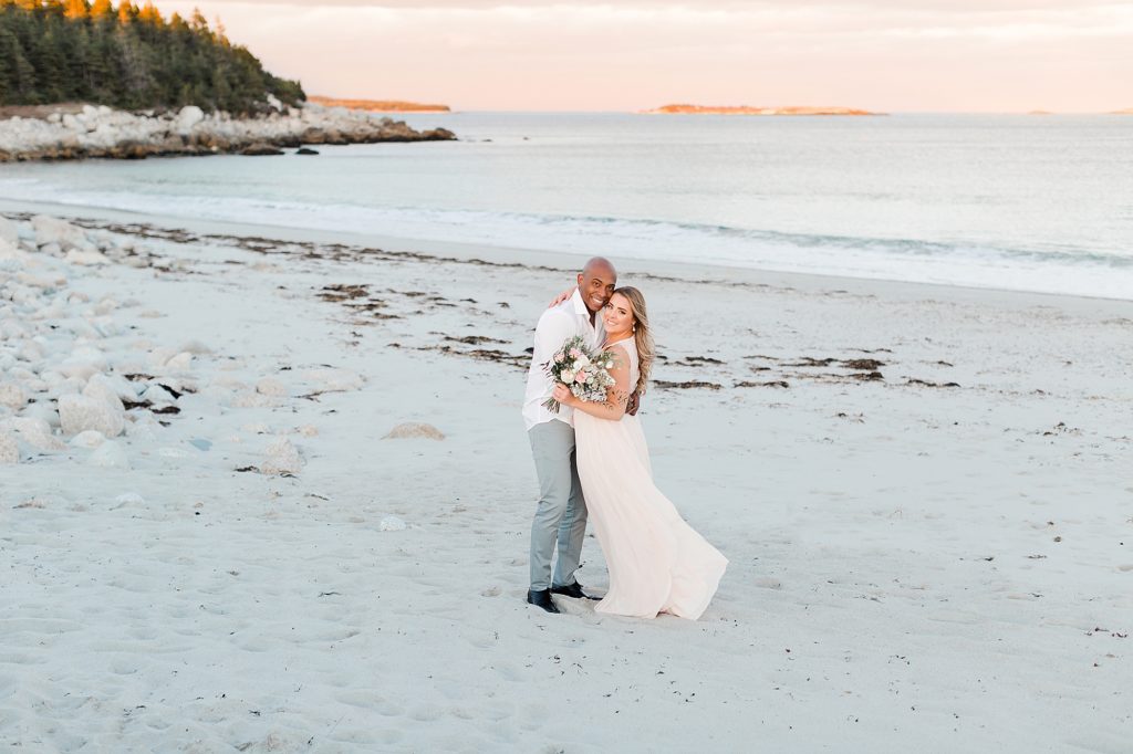 Spring Beach Engagement Photos at Crystal Crescent