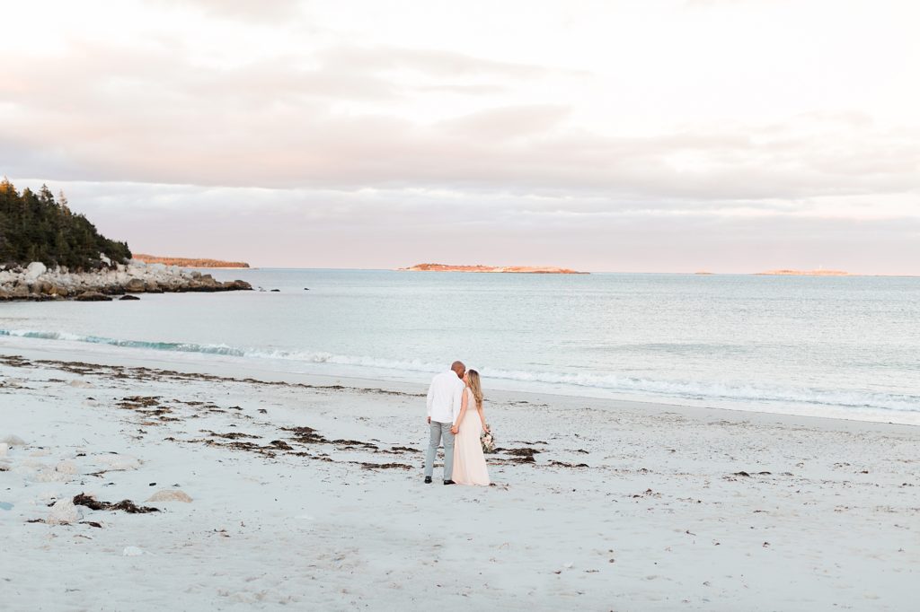 Spring Beach Engagement Photos at Crystal Crescent