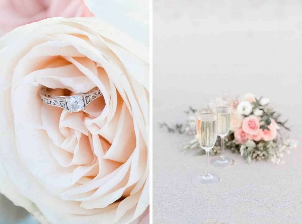 Spring Beach Engagement Photos at Crystal Crescent