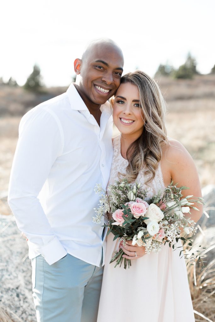 Spring Beach Engagement Photos at Crystal Crescent