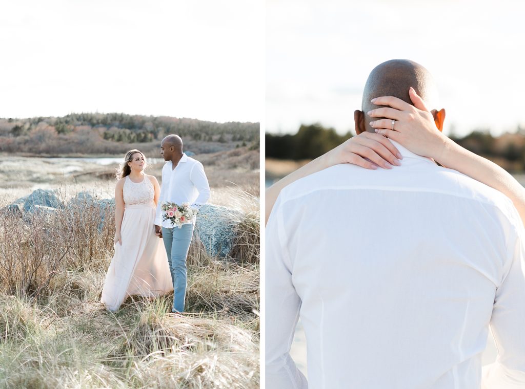 Spring Beach Engagement Photos at Crystal Crescent