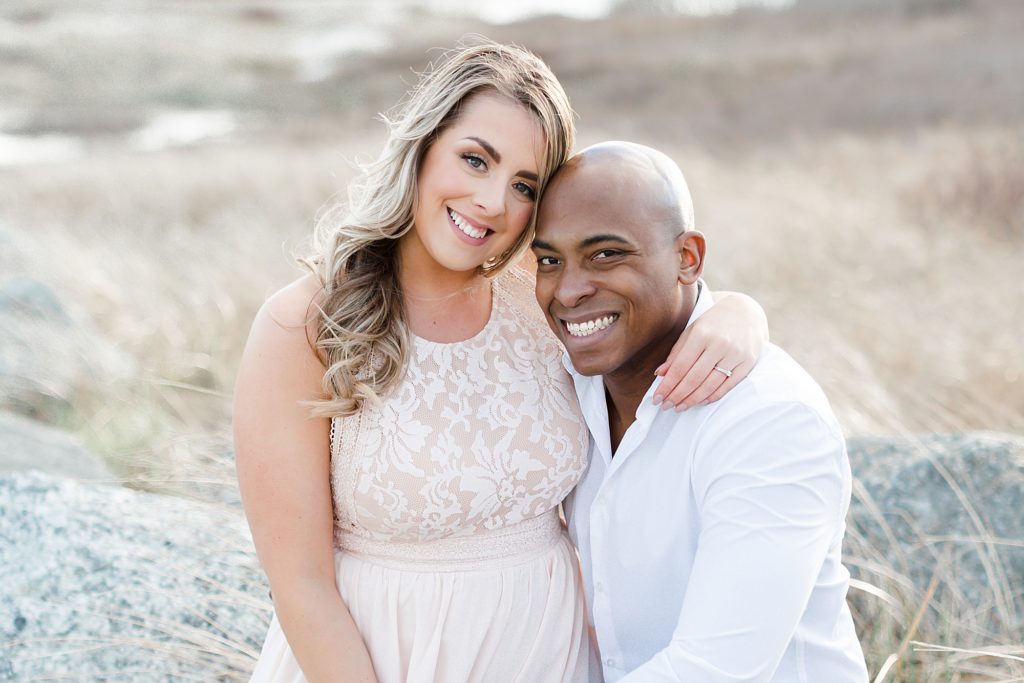 Spring Beach Engagement Photos at Crystal Crescent