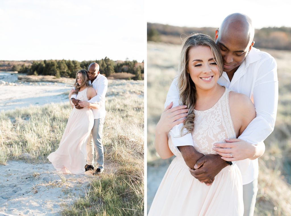 Spring Beach Engagement Photos at Crystal Crescent