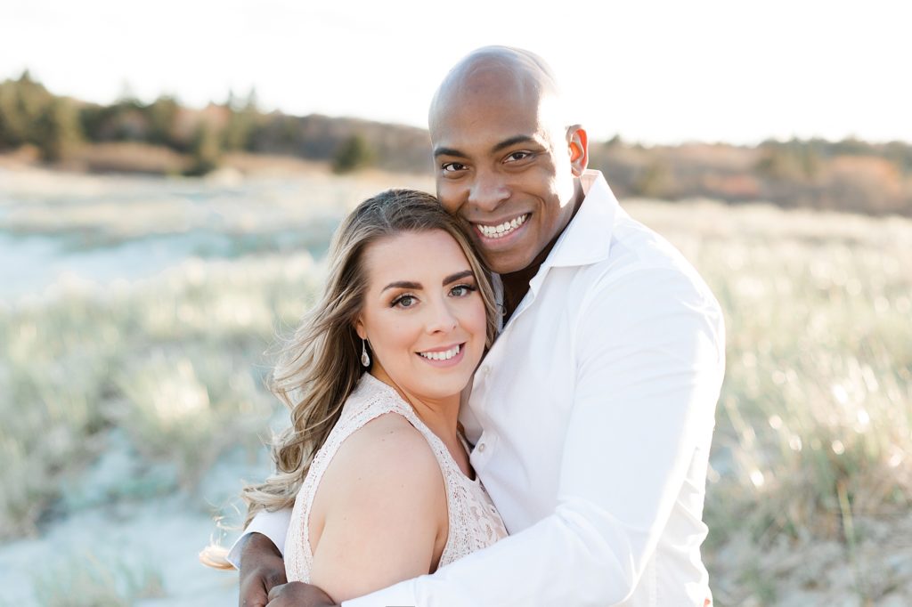 Spring Beach Engagement Photos at Crystal Crescent