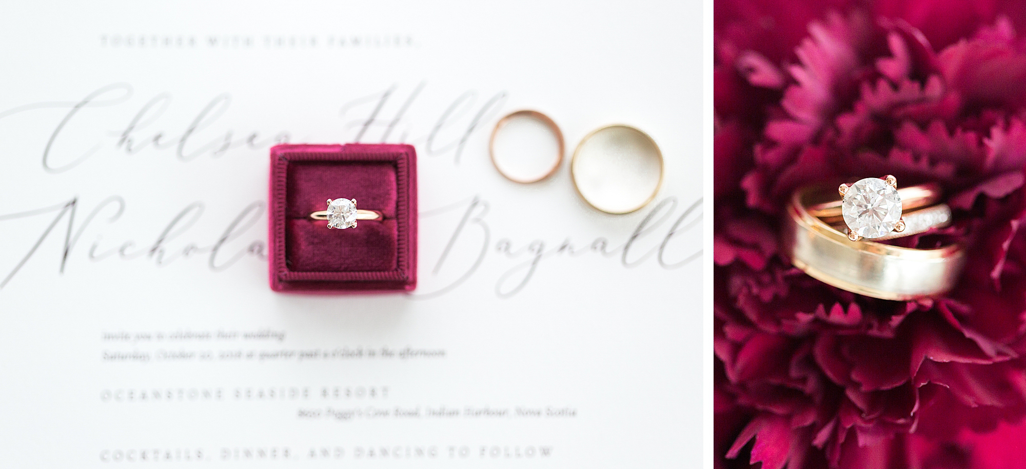 Burgundy Fall Wedding at Oceanstone Seaside Resort