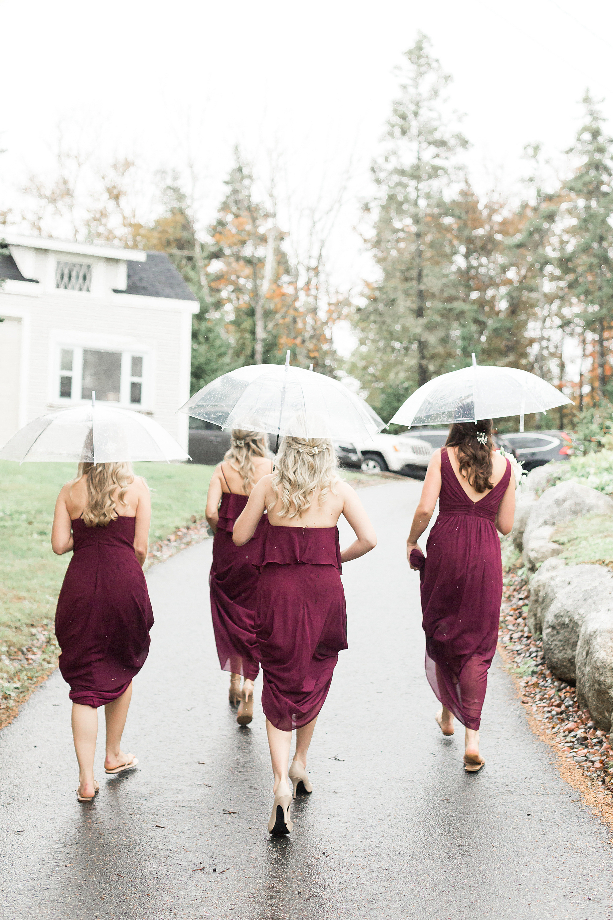 Burgundy Fall Wedding at Oceanstone Seaside Resort